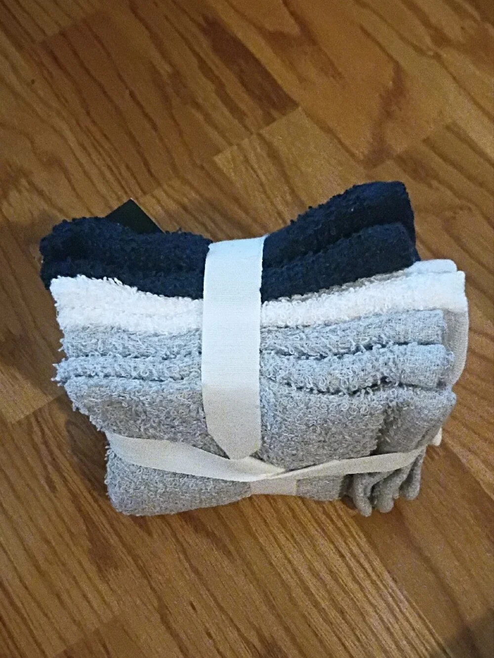 Navy Wash Cloths - Set of Eight
